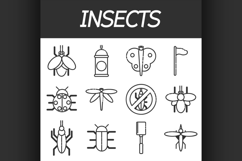 insects-icons-set