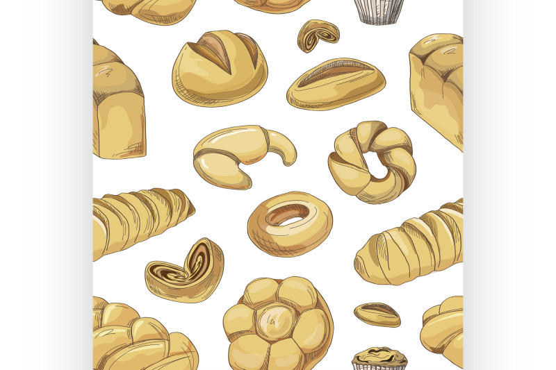 bakery-and-pastry-products-icons-set-pattern