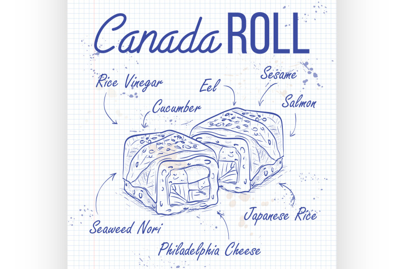 canada-rolls-recipe-on-a-notebook-page