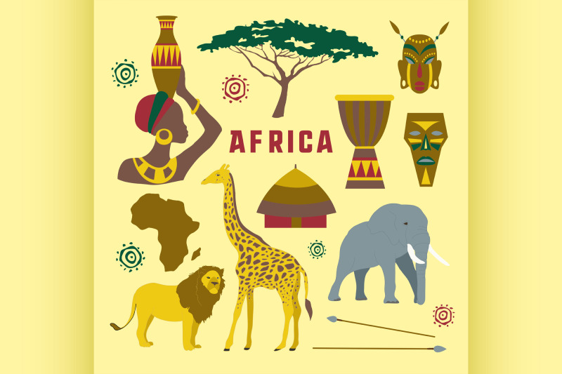 africa-icons-set