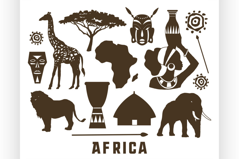 africa-icons-set