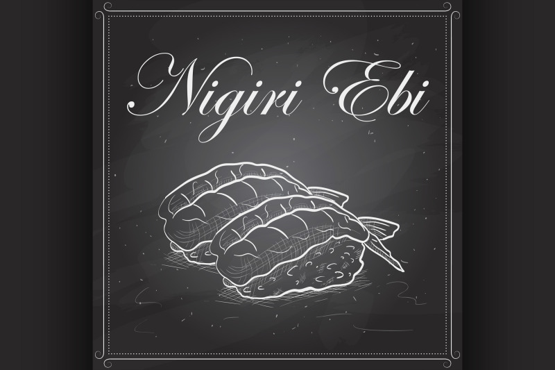 vector-sushi-color-nigiri-ebi