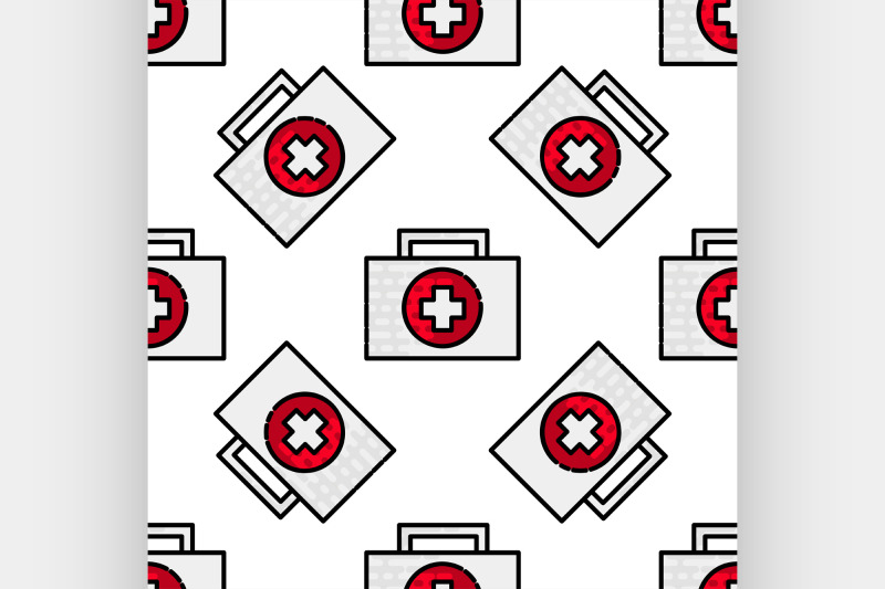 medical-flat-icon-pattern