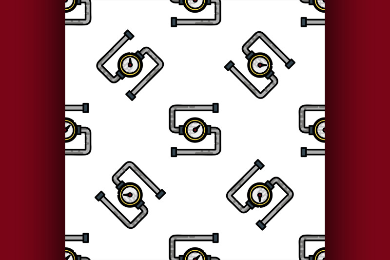 water-pipes-flat-icon-pattern