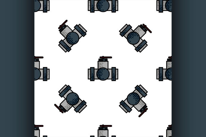 water-pipes-flat-icon-pattern