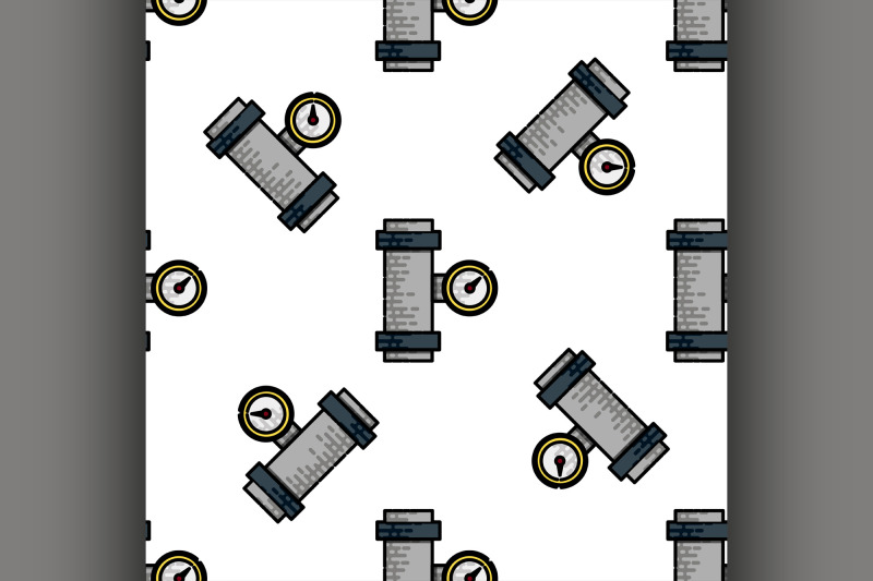 water-pipes-flat-icon-pattern