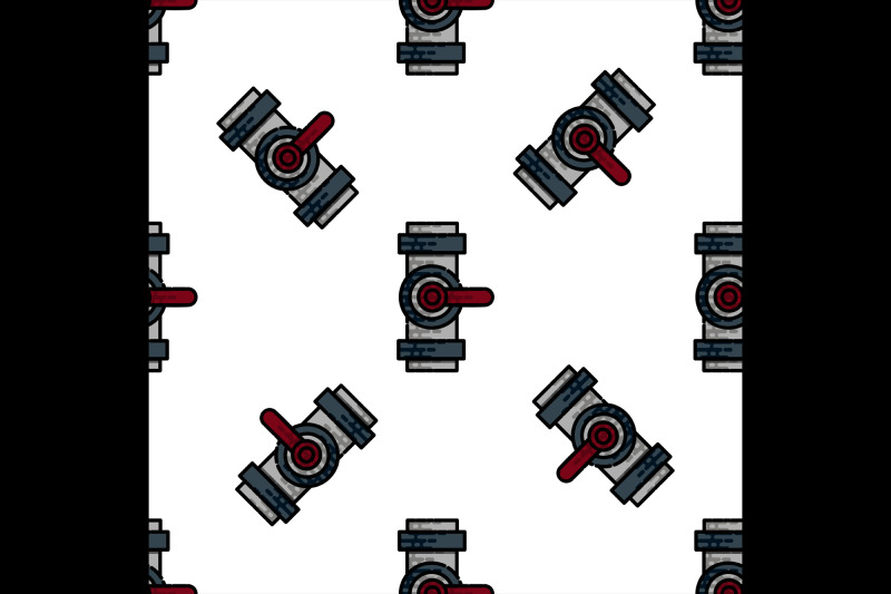 water-pipes-flat-icon-pattern