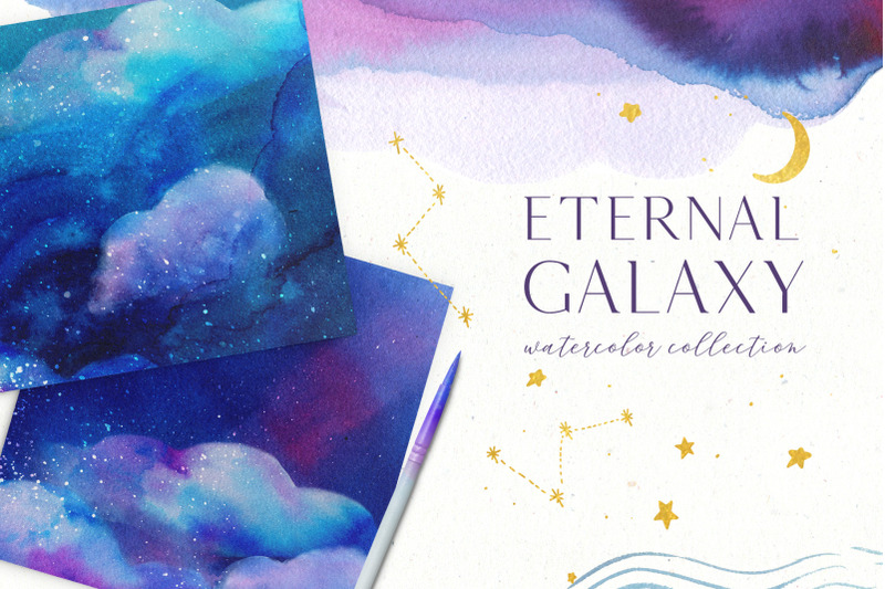 eternal-galaxy-watercolor-collection