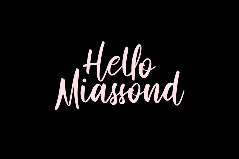 hello-miassond-casual-brush-font