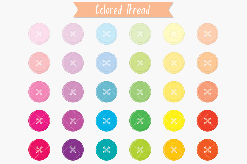 colored-button-rainbow-sewing-round-button-thread