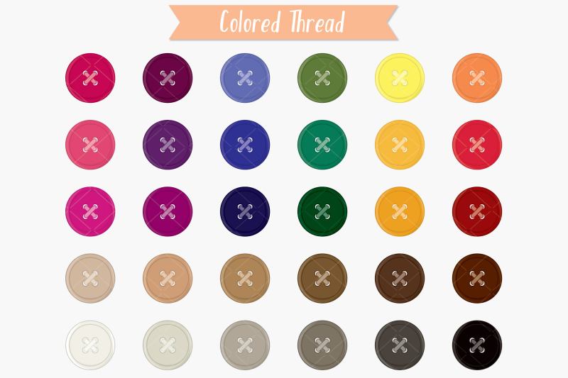 colored-button-rainbow-sewing-round-button-thread