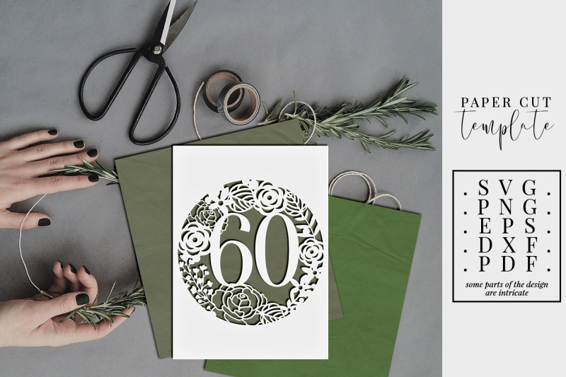 60-birthday-frame-papercut-template-60th-birthday-svg-pdf
