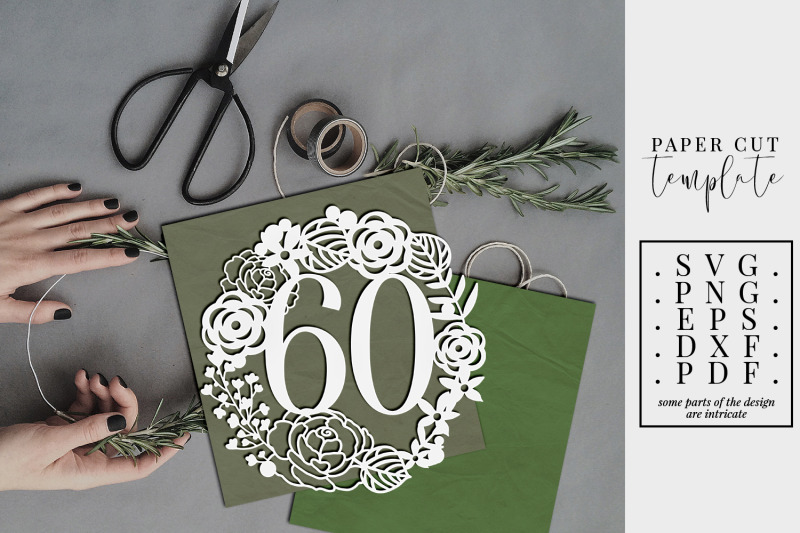 60-birthday-wreath-papercut-template-60th-birthday-svg-pdf