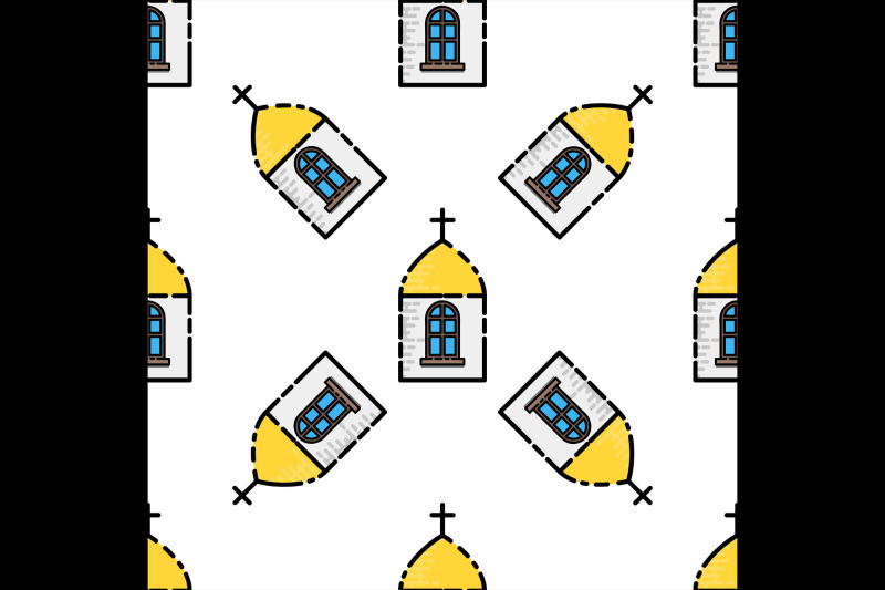 christianity-flat-pattern