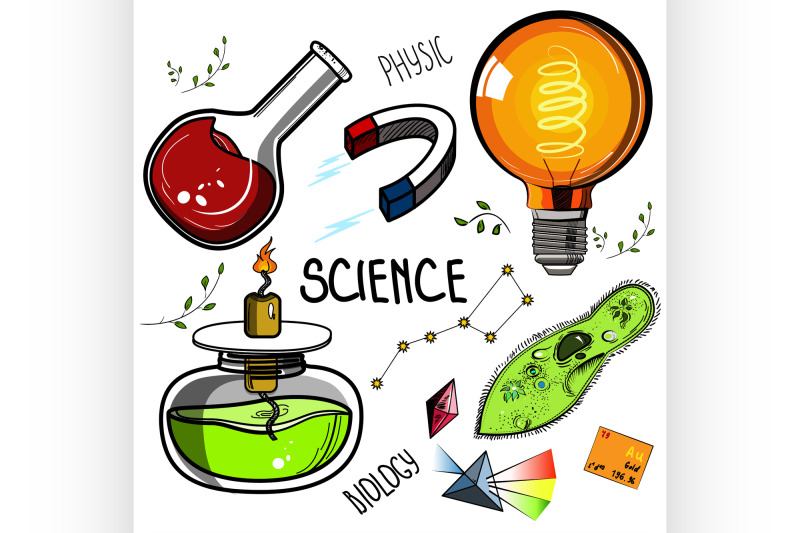 colored-hand-drawn-science-set