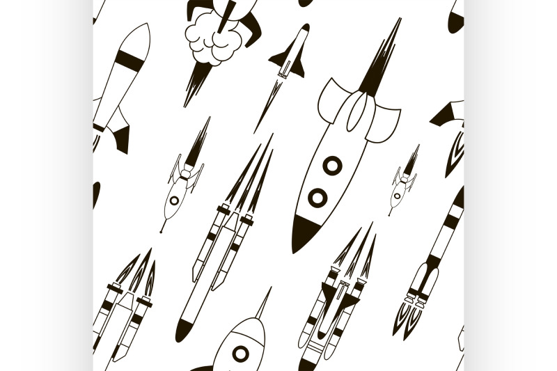 set-of-rockets-pattern