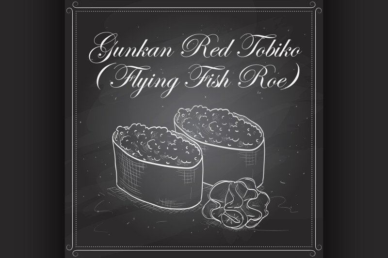 gunkan-red-tobiko