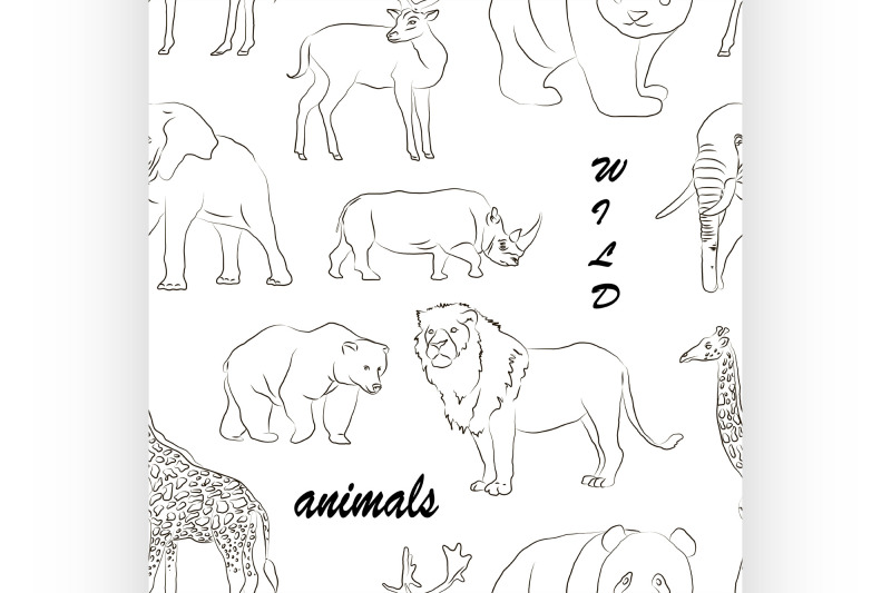 wild-animals-set-pattern