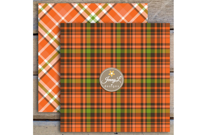 fall-atumn-plaid-digital-papers