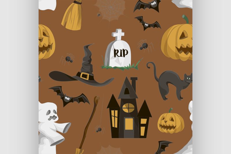 halloween-set-pattern