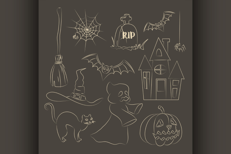 halloween-icon-set