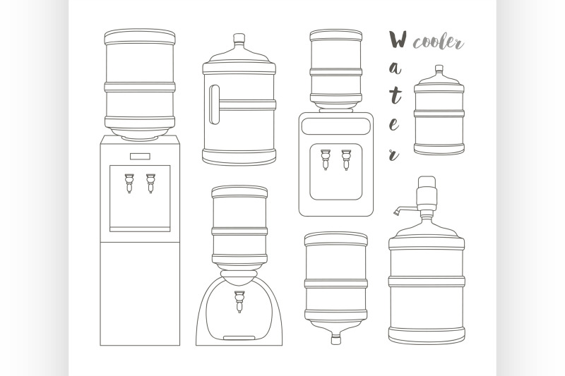 icons-for-water-cooler-appliance