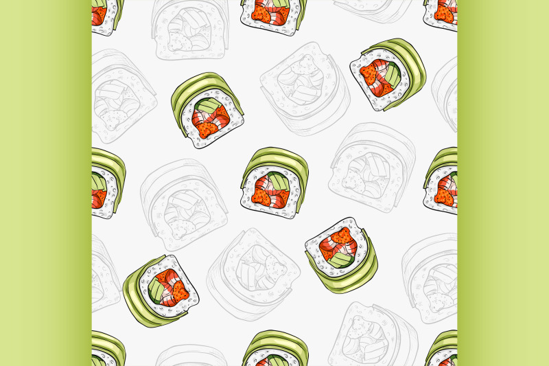 sushi-seamless-pattern