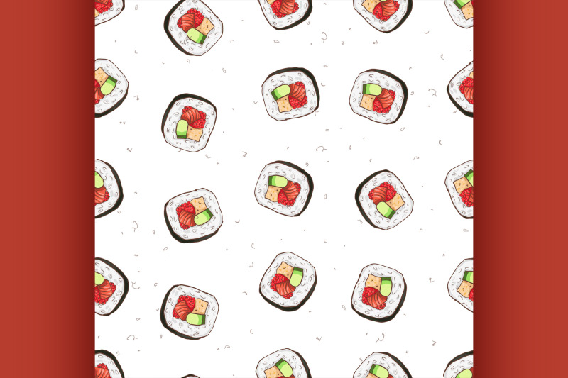 sushi-seamless-pattern