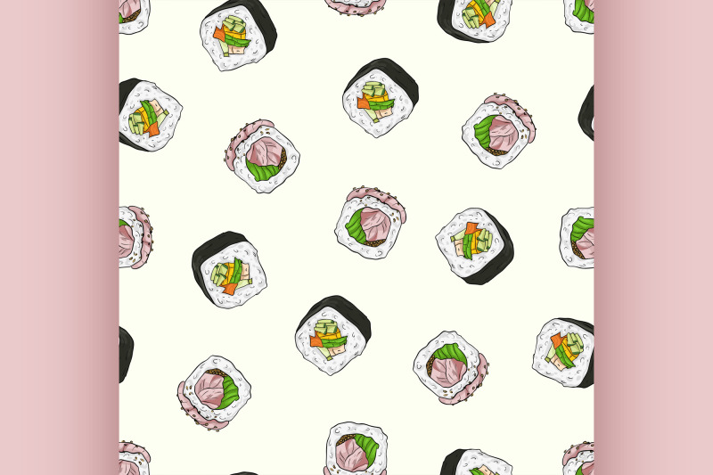 sushi-seamless-pattern