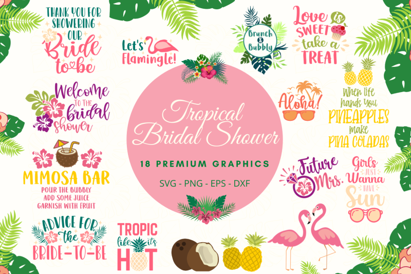 tropical-bridal-shower