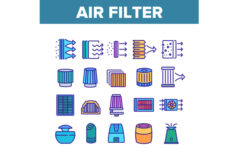 air-filter-and-airflow-collection-icons-set-vector