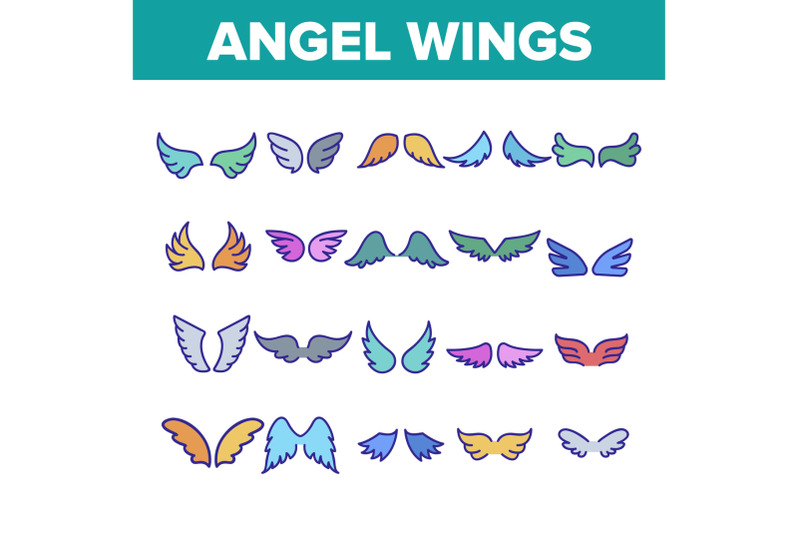 angel-wings-flying-collection-icons-set-vector