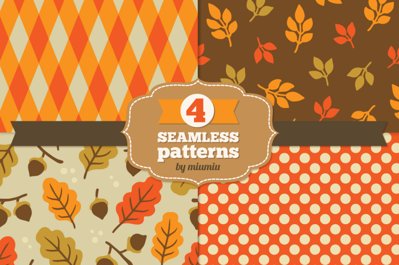 autumn-seamless-patterns