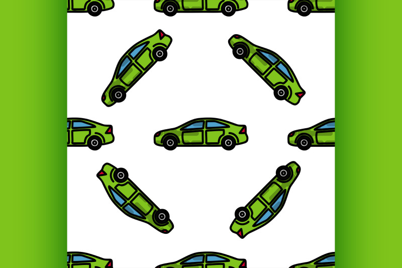 electric-car-flat-pattern