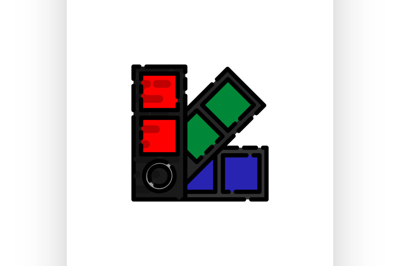 polygraphy-flat-icon