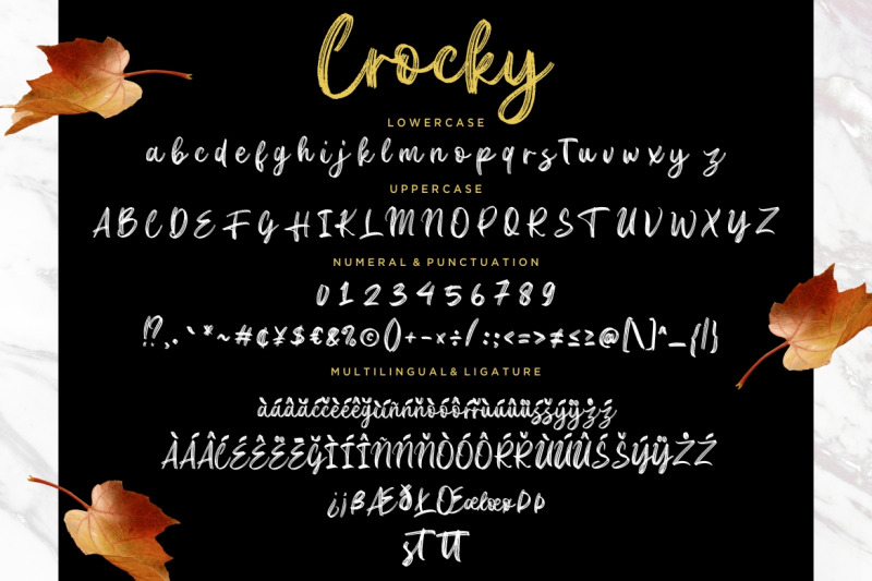 crocky-handbrush-typeface