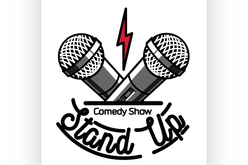color-vintage-stand-up-comedy-show-emblem