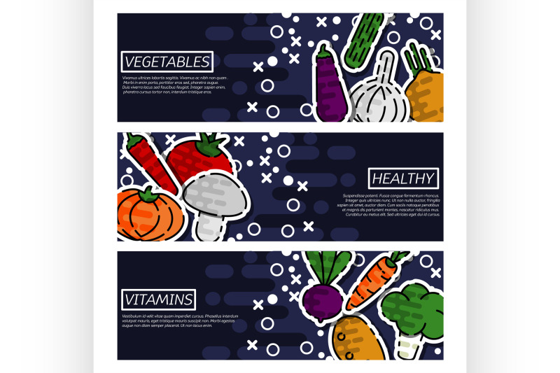 set-of-horizontal-banners-about-vegetables