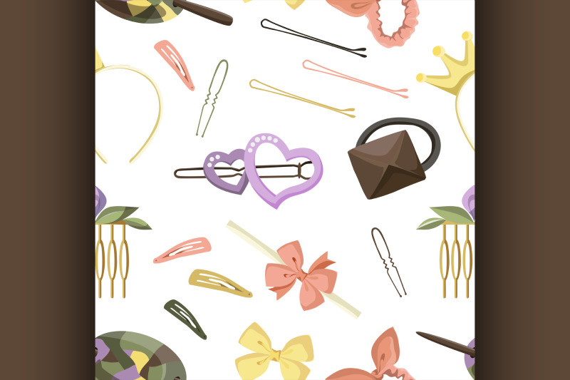 hair-accessories-object-set-pattern