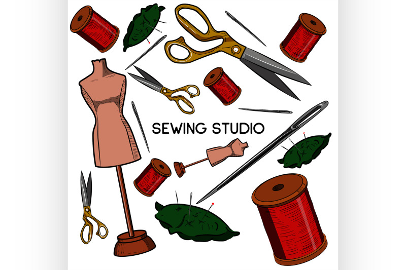 colored-hand-drawn-sewing-icons-set