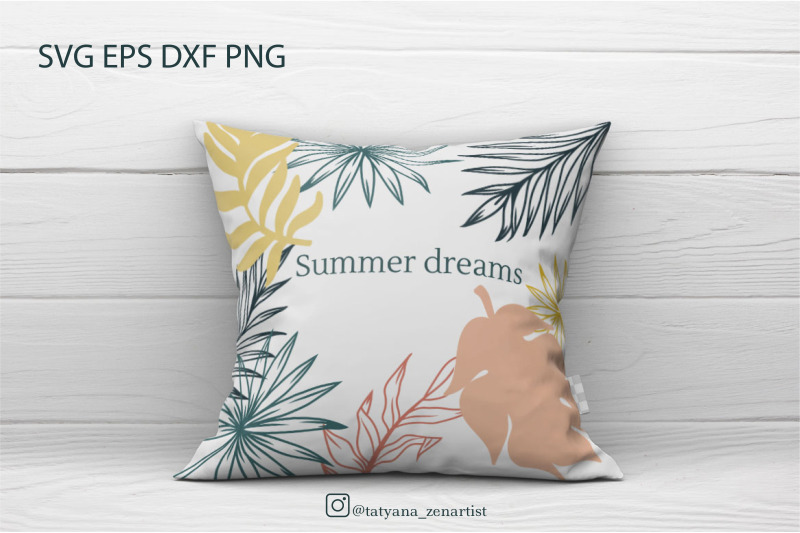 tropical-leaves-summer-plants-collection-svg-graphics