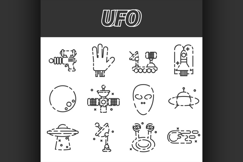 ufo-icon-set