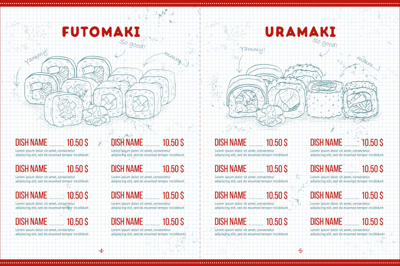 color-horisontal-sushi-menu