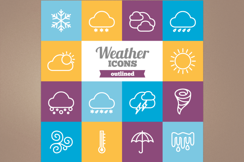 outlined-weather-icons