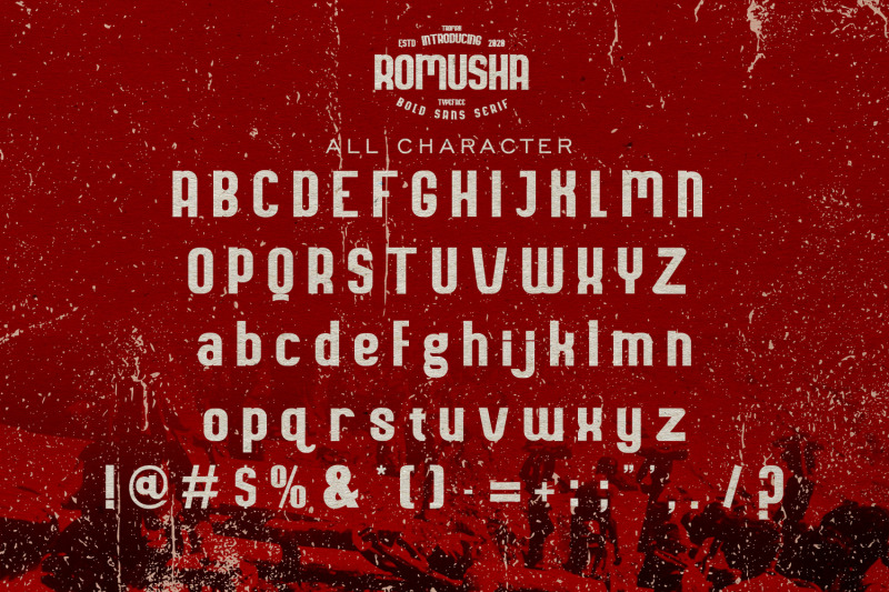 romusha-bold-sans-serif