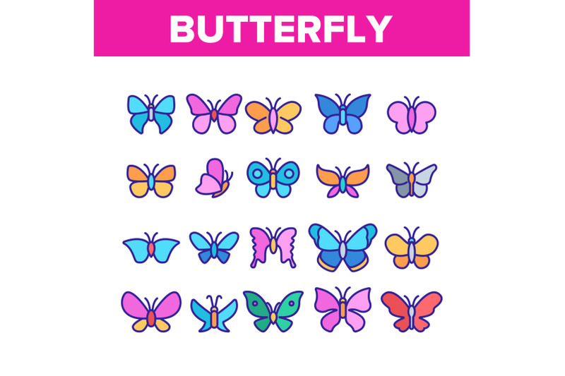 butterfly-collection-elements-icons-set-vector