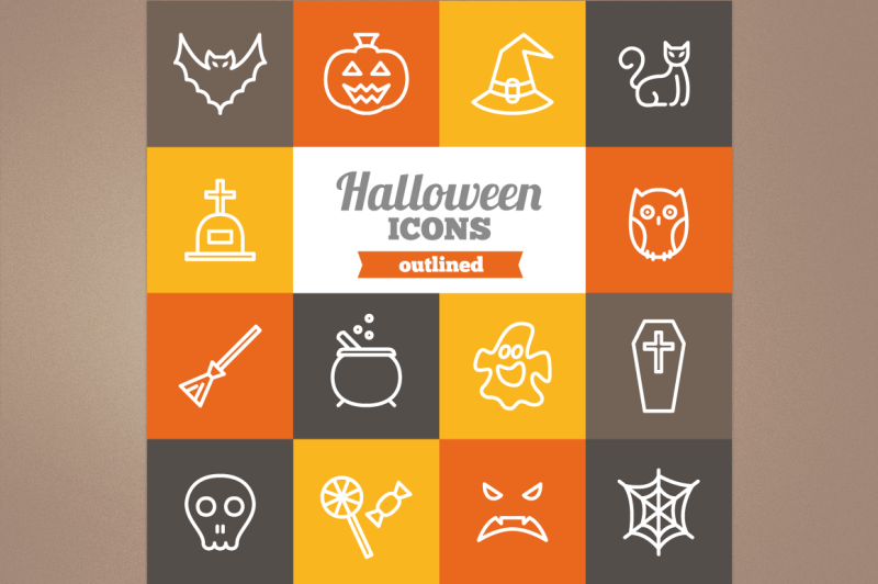 outlined-halloween-icons