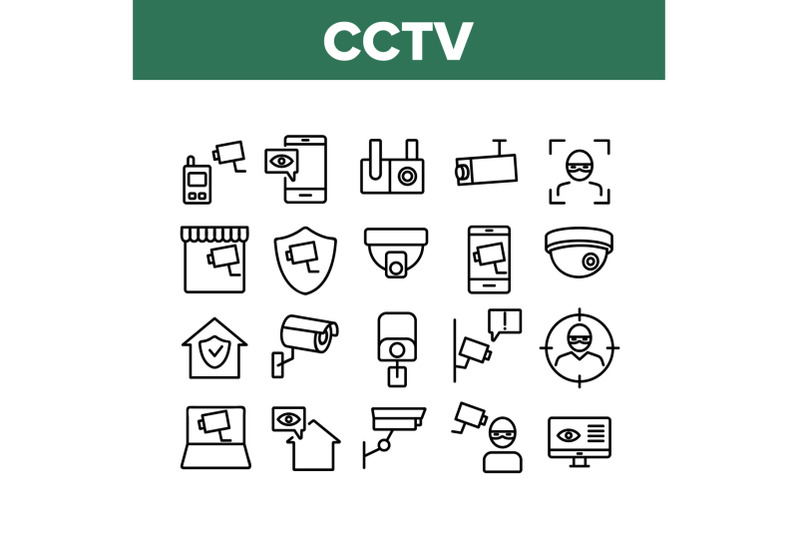 cctv-security-camera-collection-icons-set-vector
