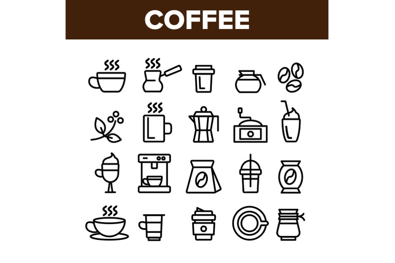 collection-coffee-equipment-sign-icons-set-vector