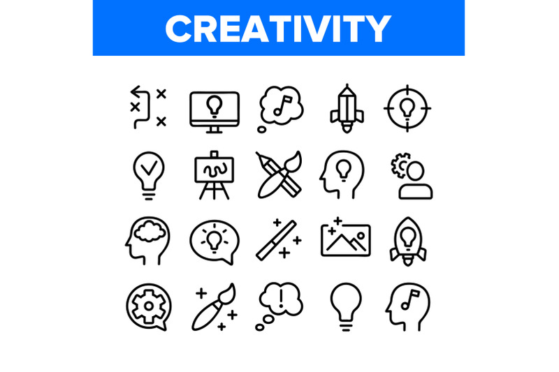 creativity-collection-elements-icons-set-vector